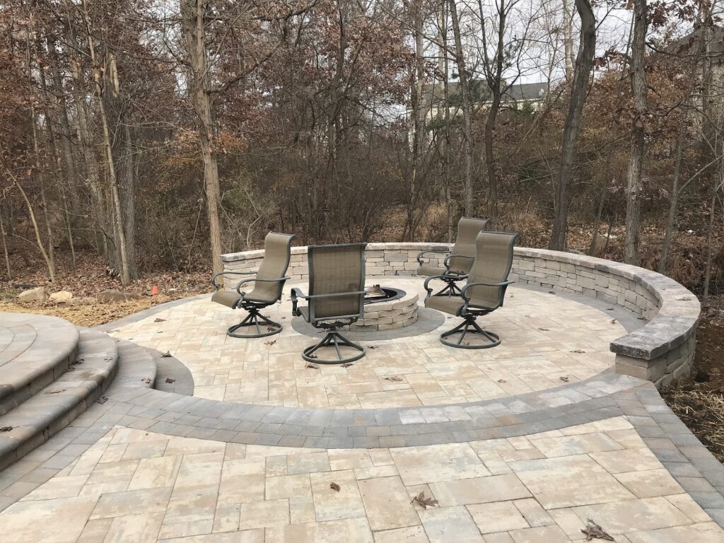 fire pit area